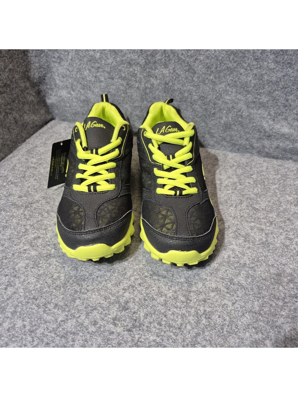 LA Gear Honeycomb Sneakers Ultra Foam Cushioning  Women's Sz. 7 Med Black